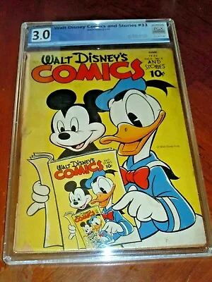 Buy WALT DISNEY'S COMICS AND STORIES #33 (1943)  PGX  G-VG (3.0) Cond. 3rd BARKS • 278.02£