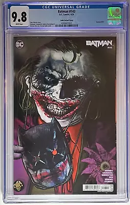 Buy Batman #143 Cg 9.8 Nm/mint Subic Joker Cover Variant Dc Comics • 37.92£