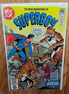 Buy The New Adventures Of Superboy 13 DC Comics 9.6 E32-89 • 7.88£