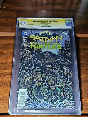 Buy Batman Teenage Mutant Ninja Turtles #1 Eastman 1:50 Variant Autographed CGC 9.8 • 286.91£