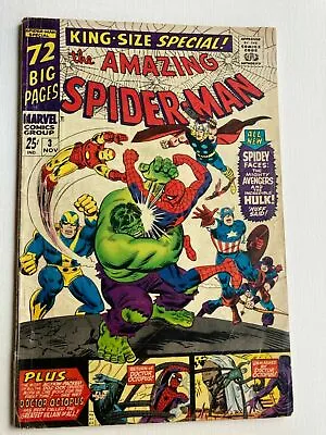 Buy Amazing Spider-man Annual #3, VG 4.0, Avengers; Iron Man, Thor, Hulk • 38.06£