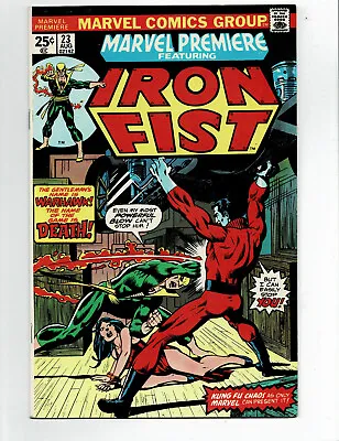 Buy Marvel Premiere 23 Iron Fist Vs Warhawk, Solid FN Copy • 9.59£