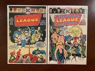 Buy (lot Of 2 Comics) Justice League Of America #124 & #128 (DC 1975-76) F/VF • 15.82£