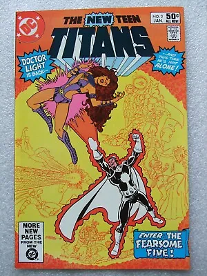 Buy The New Teen Titans  #3 (1981). 1st App. Of The Fearsome Five. NM • 6.99£