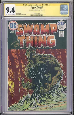 Buy Swamp Thing #9 CGC NM 9.4 Bernie Wrightson Signature Series  • 470.41£