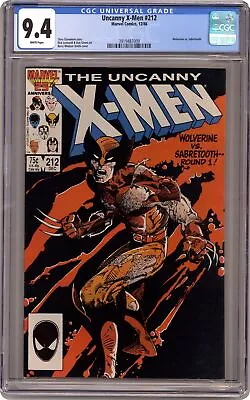Buy Uncanny X-Men #212D CGC 9.4 1986 3919487009 • 118.59£