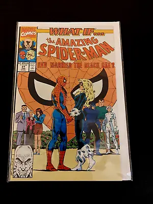 Buy What If The Amazing Spider Man Had Married Black Cat Comic #21 Marvel 1991 • 9.99£