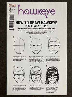 Buy Hawkeye #11 How To Draw Variant Zdarsky 2017 Kate Bishop Sketch Mcu Vf- Unread • 7.99£