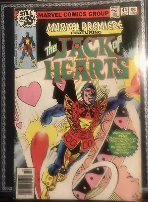 Buy Marvel Premiere 44 (1978) 1st Solo Jack Of Hearts Story • 3.17£