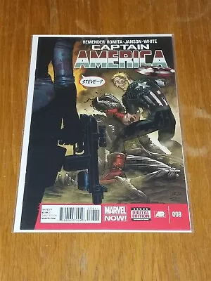 Buy Captain America #8 Nm+ (9.6 Or Better) Marvel Comics August 2013 • 4.99£