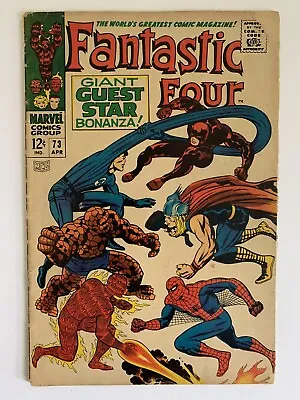 Buy Fantastic Four #73 3.5 Vg- 1968 Giant Guest Star Bonanza! Marvel Comics • 23.65£