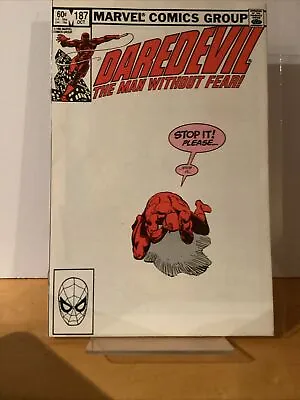 Buy Daredevil #187 (1982 1st Series Marvel) Frank Miller, Klaus Janson NM • 14.23£