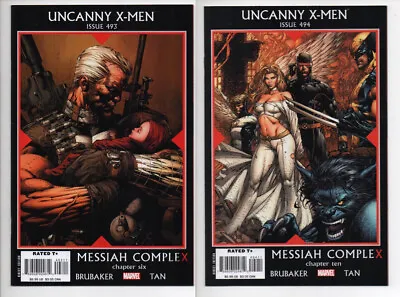 Buy Uncanny X-Men 493 494 Marvel Comic Lot Messiah Complex 1st Hope Summers As Baby • 15.85£