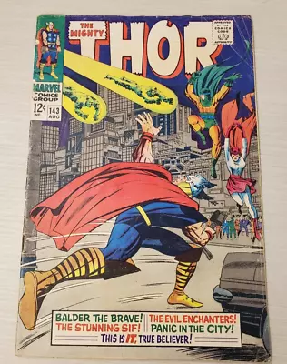 Buy Thor #143 (1967) Enchantress Balder Sif Jack Kirby Stan Lee • 8.01£