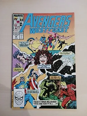 Buy Marvel Comics Avengers West Coast #49 October 1989 Free Uk P&p  • 3.95£