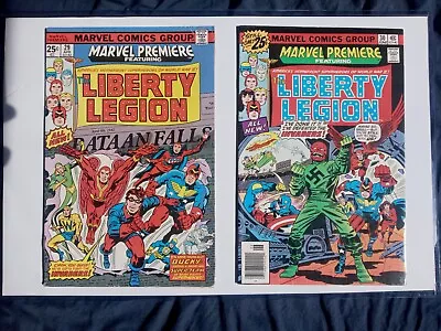 Buy Marvel Premiere #29, #30 (Marvel, 1976) Featuring Liberty Legion Lot / Set FN/VF • 15.01£