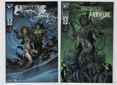 Buy Witchblade / Darkness #1 Both Cover Variants Gga Image Top Cow Comics 1999 10 • 15.93£