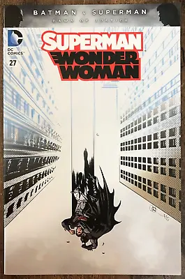 Buy Superman Wonder Woman #27 Batman V Superman Partial Color Variant D NM/M 2016 • 3.15£