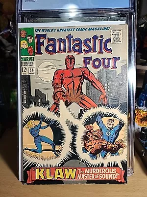 Buy Fantastic Four #56 (Vg) Silver Age 1966 Klaw The Murderous Master Of Sound • 23.72£