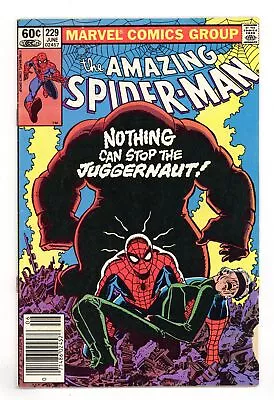 Buy Amazing Spider-Man #229 VG- 3.5 1982 • 18.50£