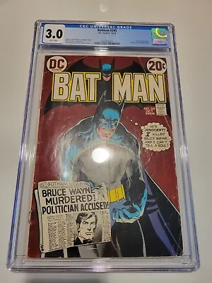 Buy Batman #245 CGC 3.0 1972 Neal Adams Bronze Age FLASH SALE!!! • 37.54£