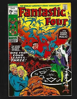 Buy Fantastic Four #110 VF+ Buscema 1st Agatha Harkness Cover Annihilus Franklin • 43.69£