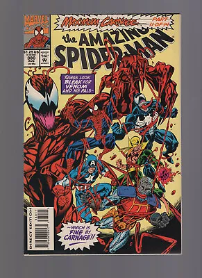 Buy Amazing Spider-Man #380 - Maximum Carnage Part 11 - Very High Grade • 7.99£