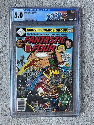 Buy Fantastic Four #185 CGC 5.0 Custom Label 1st Nicholas Scratch Marvel Key 1977 • 40.17£