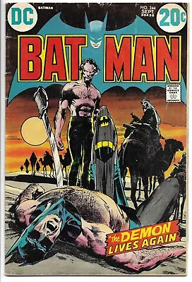 Buy Batman #244 Vg- 3.5 Ras Al Ghul! Neal Adams Cover And Art! Bronze Age Dc! • 79.15£
