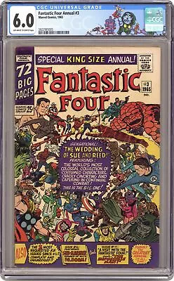 Buy Fantastic Four Annual #3 CGC 6.0 1965 3822985005 • 233.02£