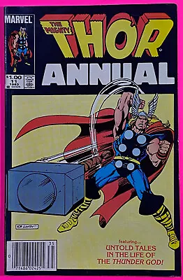 Buy Thor Annual #11 (marvel 1983) 1st Eitri King Of The Dwarves | Newsstand • 18.35£