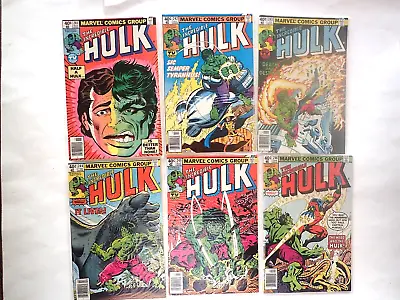 Buy 1979-1980 The Incredible Hulk 241-246 • 19.26£