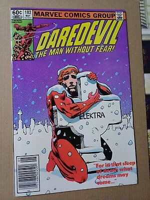 Buy Daredevil #182 Marvel Comic  Frank Miller Daredevil May 1982 • 14.99£