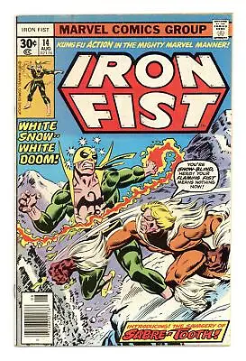 Buy Iron Fist #14 VG+ 4.5 1977 1st App. Sabretooth • 262.16£