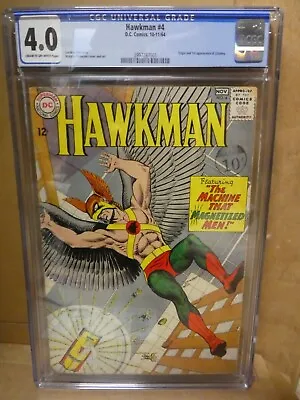 Buy Dc Comics Hawkman 4 Cgc 4.0 1st Appearance Zatanna 1964 Justice League • 899.99£