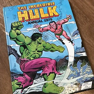 Buy The Incredible Hulk Annual 1979 Marvel Comic Hardback Book Vintage Uncut • 13.95£