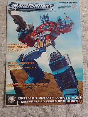 Buy The Official Transformers Collectors Club Magazine Issue #1 Winter 2004 - 3H • 150£