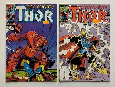 Buy Thor #377 & #378. (Marvel 1987) 2 X FN+ Condition Issues. • 19.95£