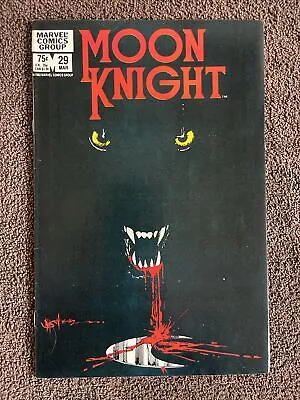 Buy MOON KNIGHT #29 (Marvel, 1983) Sienkiewicz Werewolf By Night Cover • 23.68£