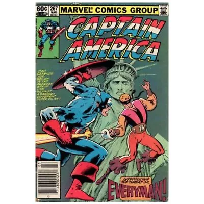 Buy Captain America (1968 Series) #267 Newsstand In F Minus Cond. Marvel Comics [r* • 2.95£