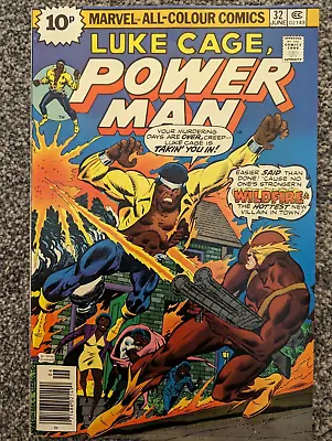 Buy Luke Cage Power Man 32. Marvel Comics 1976. 1st Wildfire. Combined Postage • 5.98£