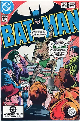 Buy BATMAN #359 (DC 1983) VF/NM FIRST PRINT BAGGED 1st COVER APPEARANCE KILLER CROC • 34.99£