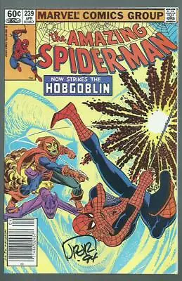Buy **amazing Spider-man #239**1983 Marvel**signed John Romita Jr**2nd Hobgoblin**vf • 72.21£