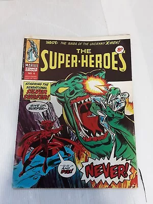 Buy The Super-Heroes #6  (Marvel UK 1975) Silver Surfer X-men • 5£