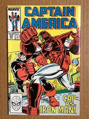 Buy Captain America #341 1st Battlestar/Lemar Hoskins Marvel Comics 1988 • 6.99£