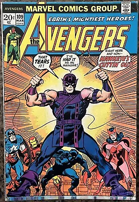 Buy Avengers #109 - (Marvel 1973) • 9.99£