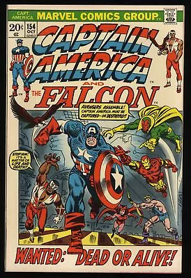 Buy Captain America #154 NM+ 9.6 1st Appearance Jack Monroe! Marvel 1972 • 83.80£