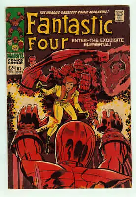 Buy Fantastic Four #81 5.0 // Crystal Joins The Fantastic Four Marvel Comics 1968 • 39.51£