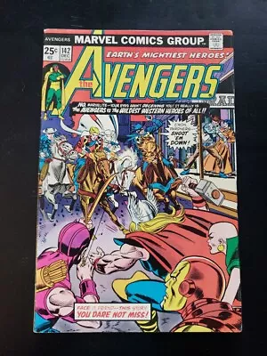 Buy AVENGERS # 142 (1975) FN Vs. Kang, Ghost Rider Western Heroes Appearance • 15.78£