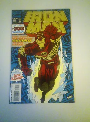 Buy 1993 Marvel Comics  Iron Man  Embossed Foil Front Cover 64 Page Celebration #300 • 5.53£